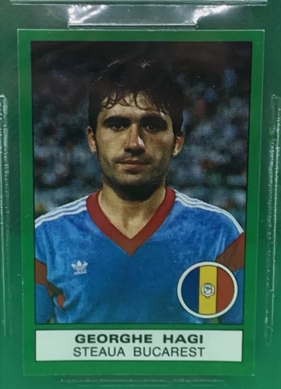 Panini Gheorghe Hagi Steaua București 1987 Rookie sticker Album 87