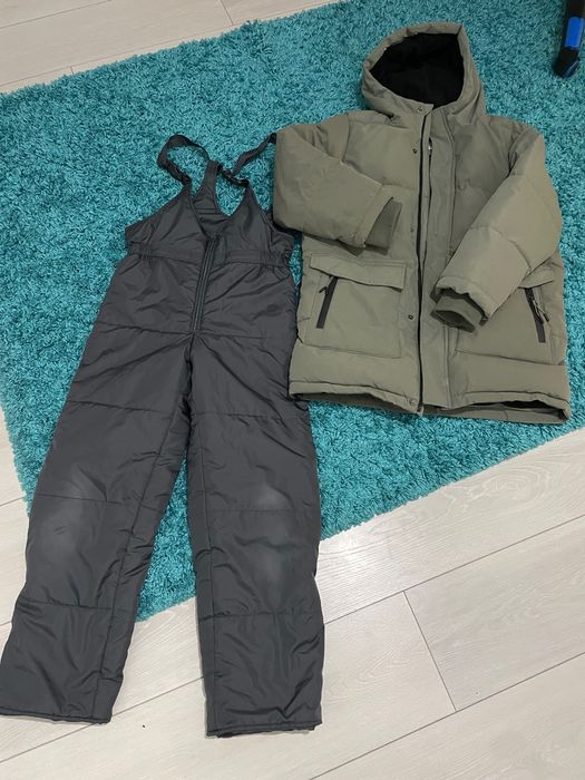 Дебело яке подарък ски гащеризон 140 см