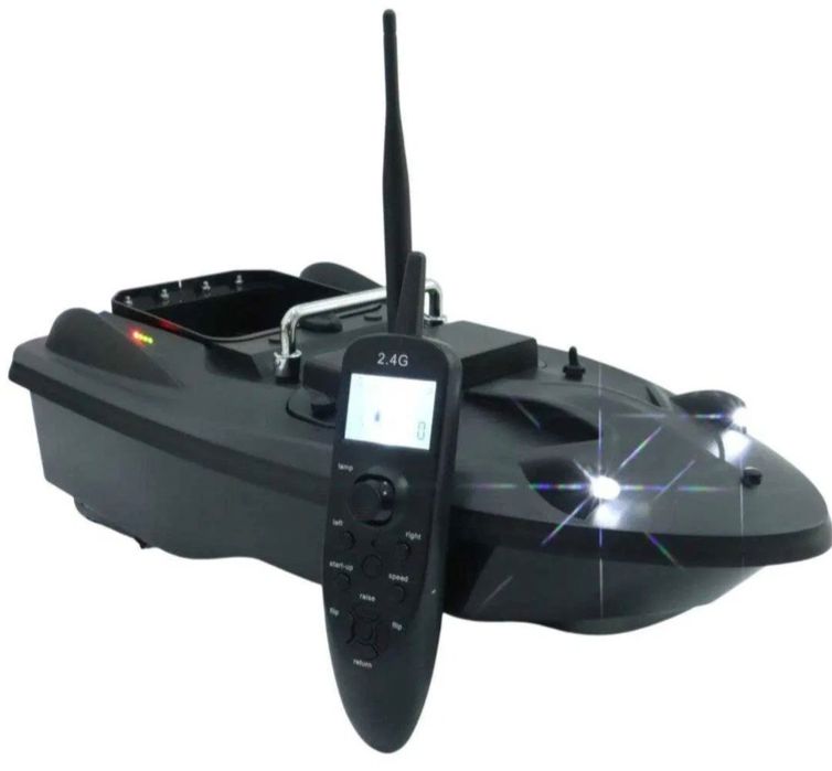 НОВ МОДЕЛ 2025г. Лодка захранка RD2 GPS 30т. 12000mah li-ion батерия