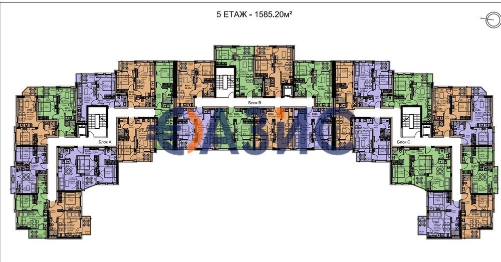 Продава се Тристаен апартамент в с. Равда, Област Бургас - 84 кв.м за 1495 €/кв.м - Снимка #12