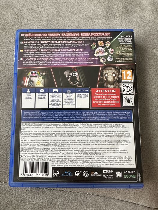 Joc PS4 Five Nights at Freddy’s Security Breach