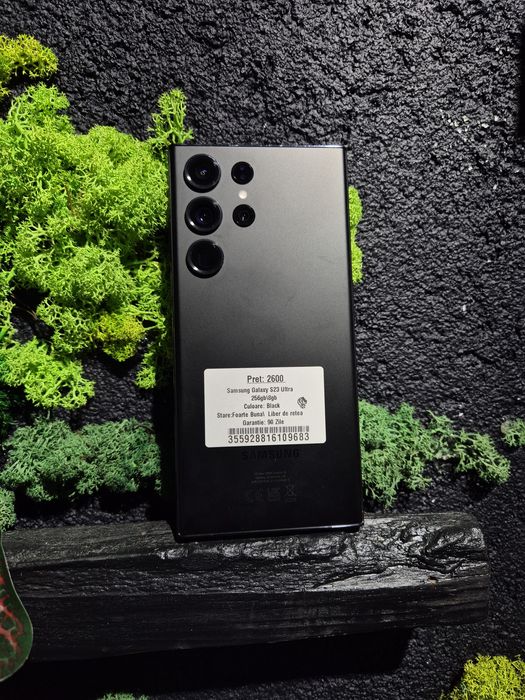 Samsung Galaxy S23 Ultra 256gb/8gb Black Duos/Fact+Gatantie