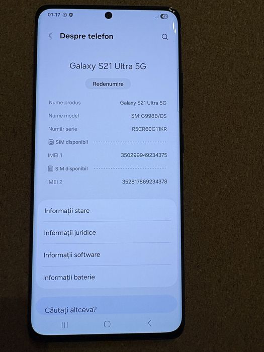 Samsung G998 Galaxy S21 Ultra 5G Dual Sim 256 Gb ID-XXL2810