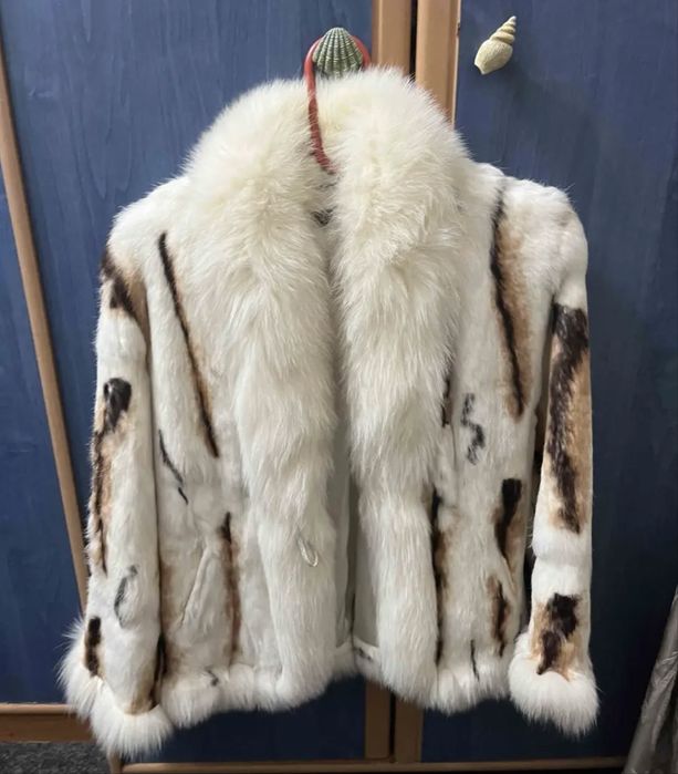 Шубка кроличий мех в отличном состоянии