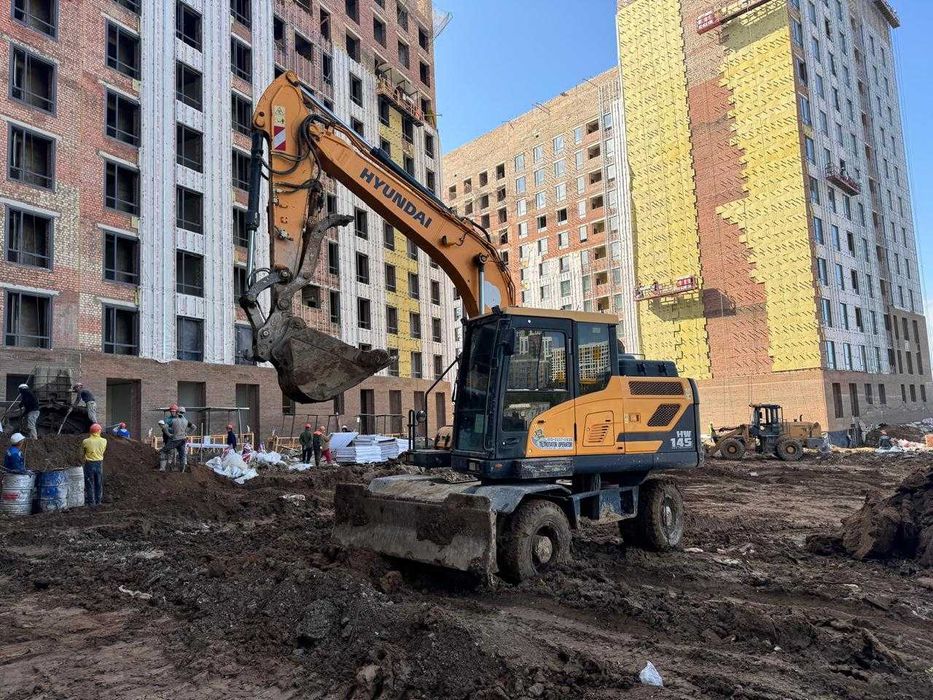 СКИДКА Услуги колёсных экскаватор гидромолот ямобур аренда вилы