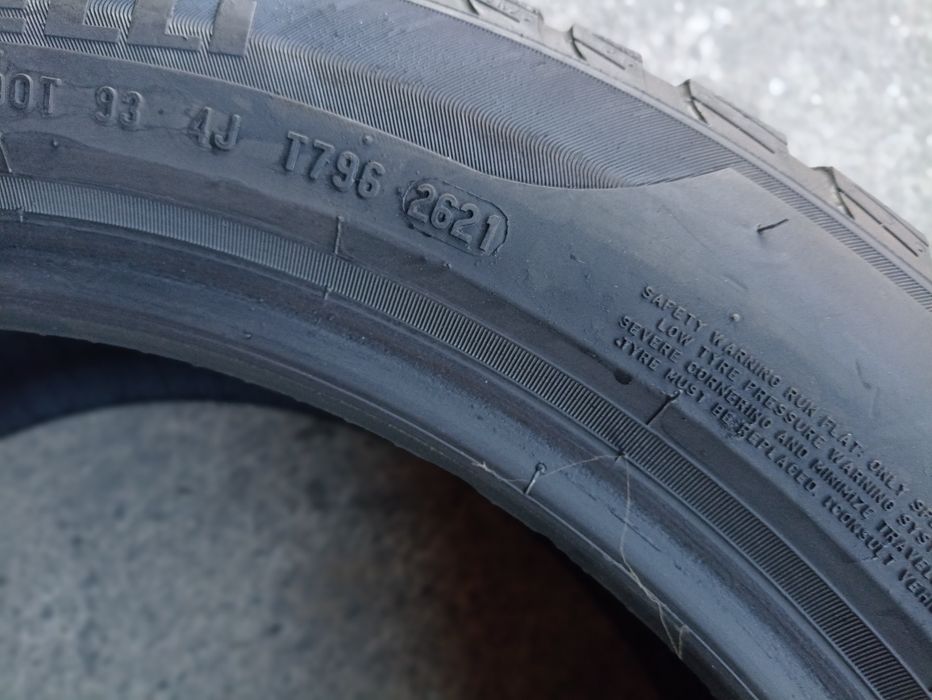 4 anvelope de iarna RunFlat Pirelli 245/45 R18 dot 2621