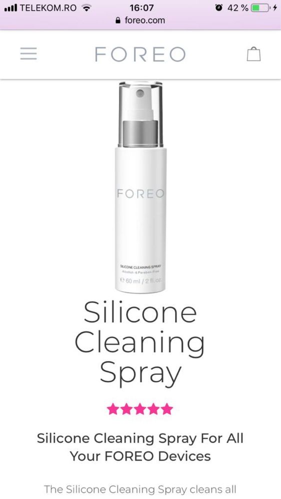 Spray curatat dispozitive FOREO