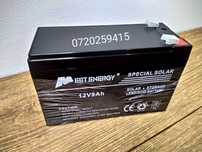 Acumulator Pentru Panou Solar, Camping, Pescuit, Meet Energy 12V 9Ah