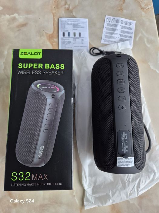 Boxa portabila Zealot 32 Max,noua