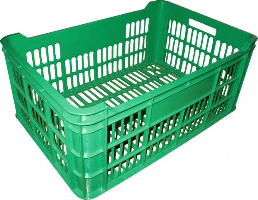 Naveta /lada plastic/Verde negru 60X40X25/super pret 23 ron