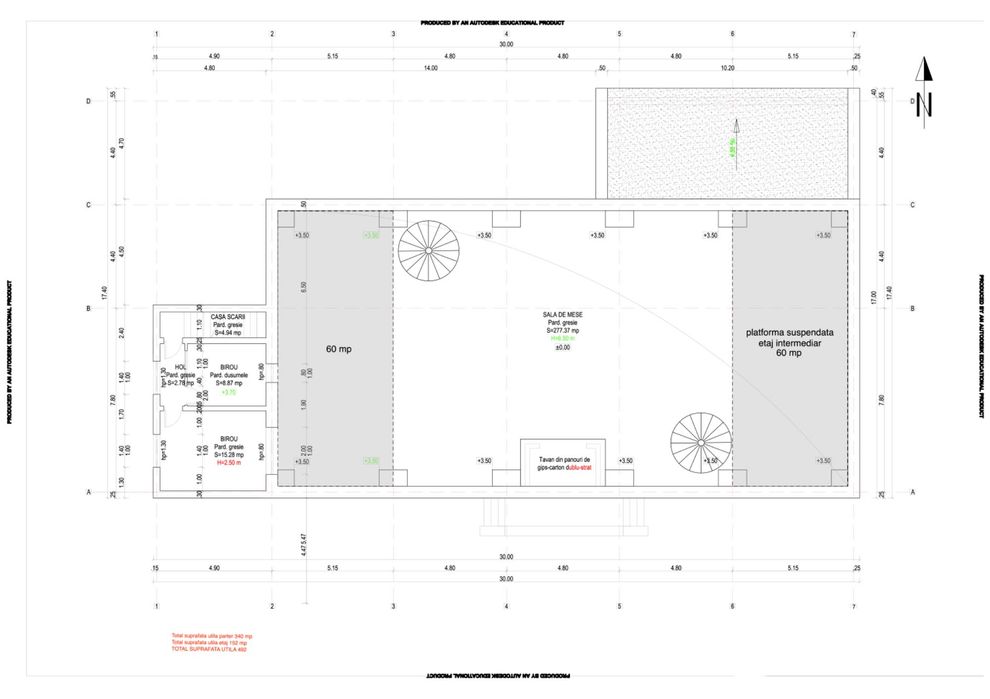 Hală / Atelier / spațiu comercial 500 mp cu birouri  – Hunedoara