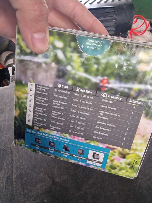 Programator Irigator GARDENA 1892 Produs nou poze reale