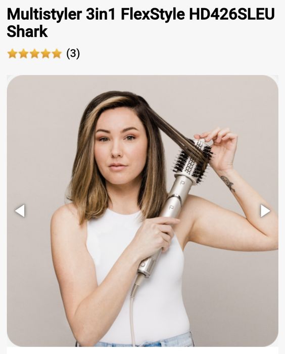 Multistyler Shark FlexStyle 3 în 1 – Nou-nouț, doar desigilat!