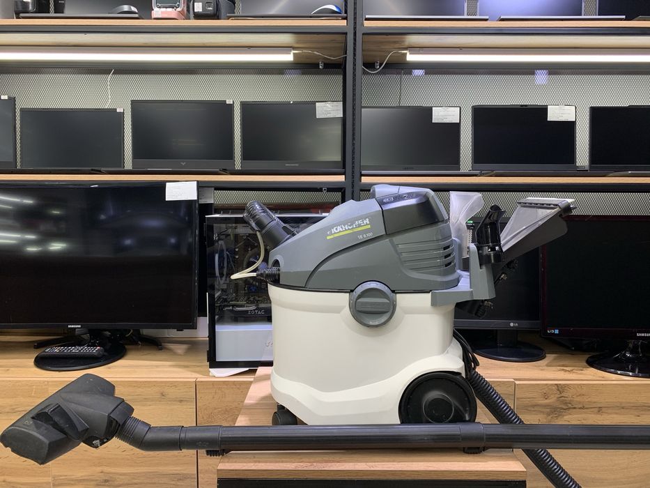 Моющий пылесос Karcher SE 6.100, белый, полный комплект, 1008/А10