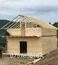 Construim Casute pe structura metalică sau cabane din lemn garaje auto