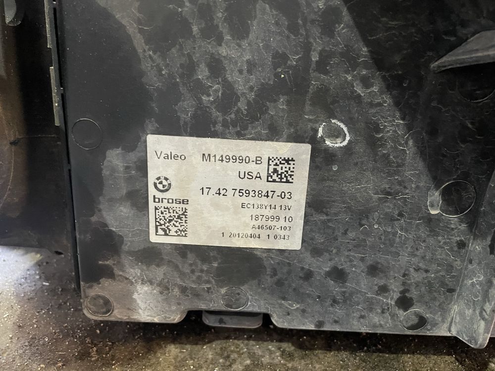 Радиатори и перка БМВ Х3, Ф25, 3.0д (radiatori bmw x3, f25)