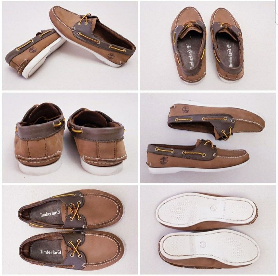 Timberland pantofi, mocasini din piele naturală, nr. 38, autentici.