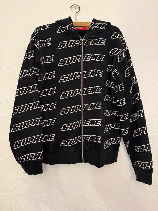 Supreme zip hoodie sw 2018
