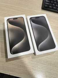 iPhone 15 Pro Max, 256GB, 5G, Natural/Black Titanium, NOU, Sigilat!!!