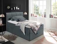 Pat Boxspring Granada cu lada de depozitare 120cm