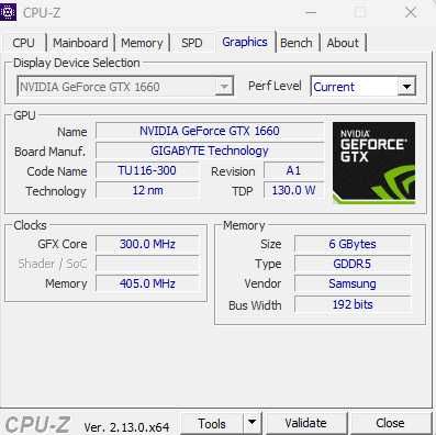 gigabyte nvidia GTX 1660 6GB