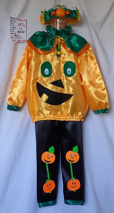 Costum Dovlecel pentru copii marimea 3 si 4 ( 4-5-6-7 ani)