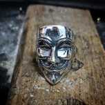 Inel ghiul argint 925 V de la Vendetta