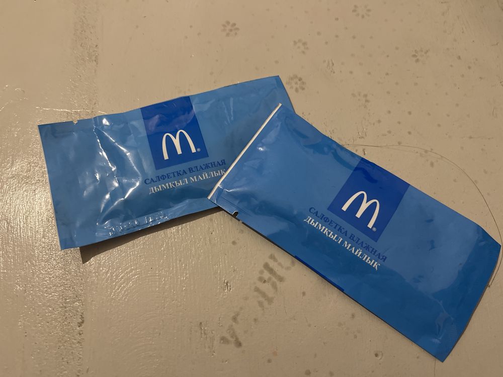 Салфетки от McDonald’s