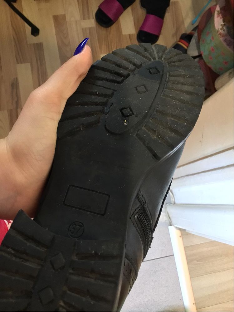 Ghete Benvenuti Italia,piele 100% naturala ,copii/dama, 37-38