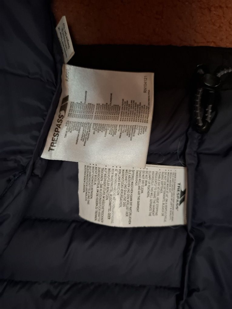 Trespass down jacket