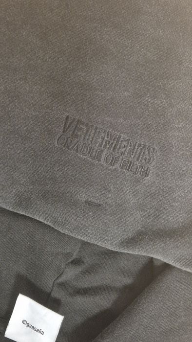 Vetements x Crade Of Filth Hoodie Archive Opium Y2K