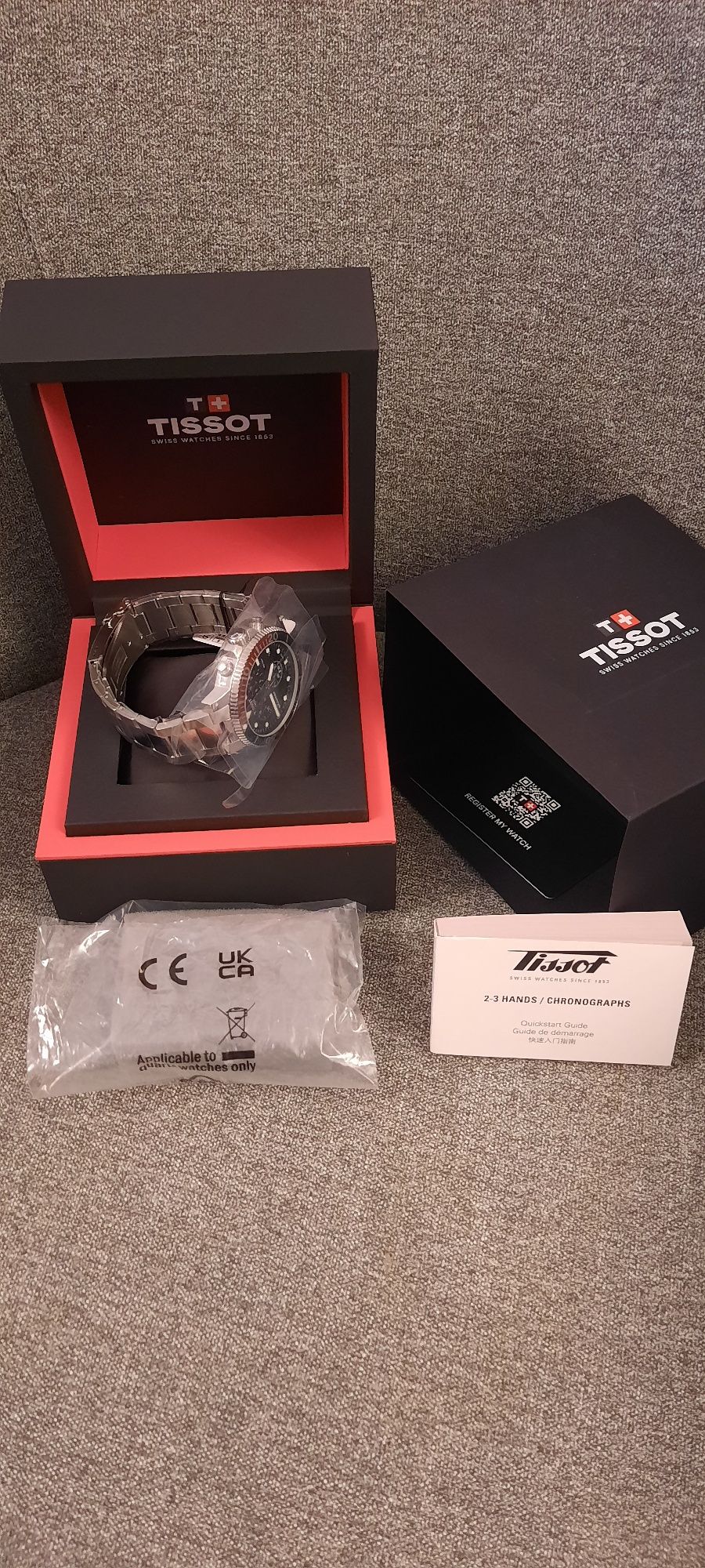 Tissot Seastar чисто нов с документи и карта за регистрация !