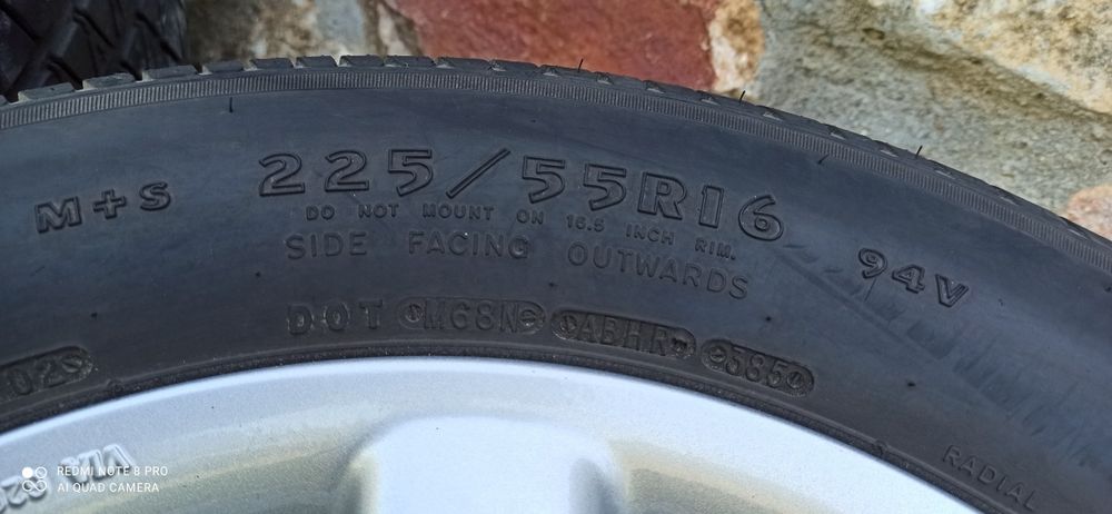 Джипови джанти с гуми 16 цола 225/55/16 5x114,3 Honda CRV, Toyota, Maz