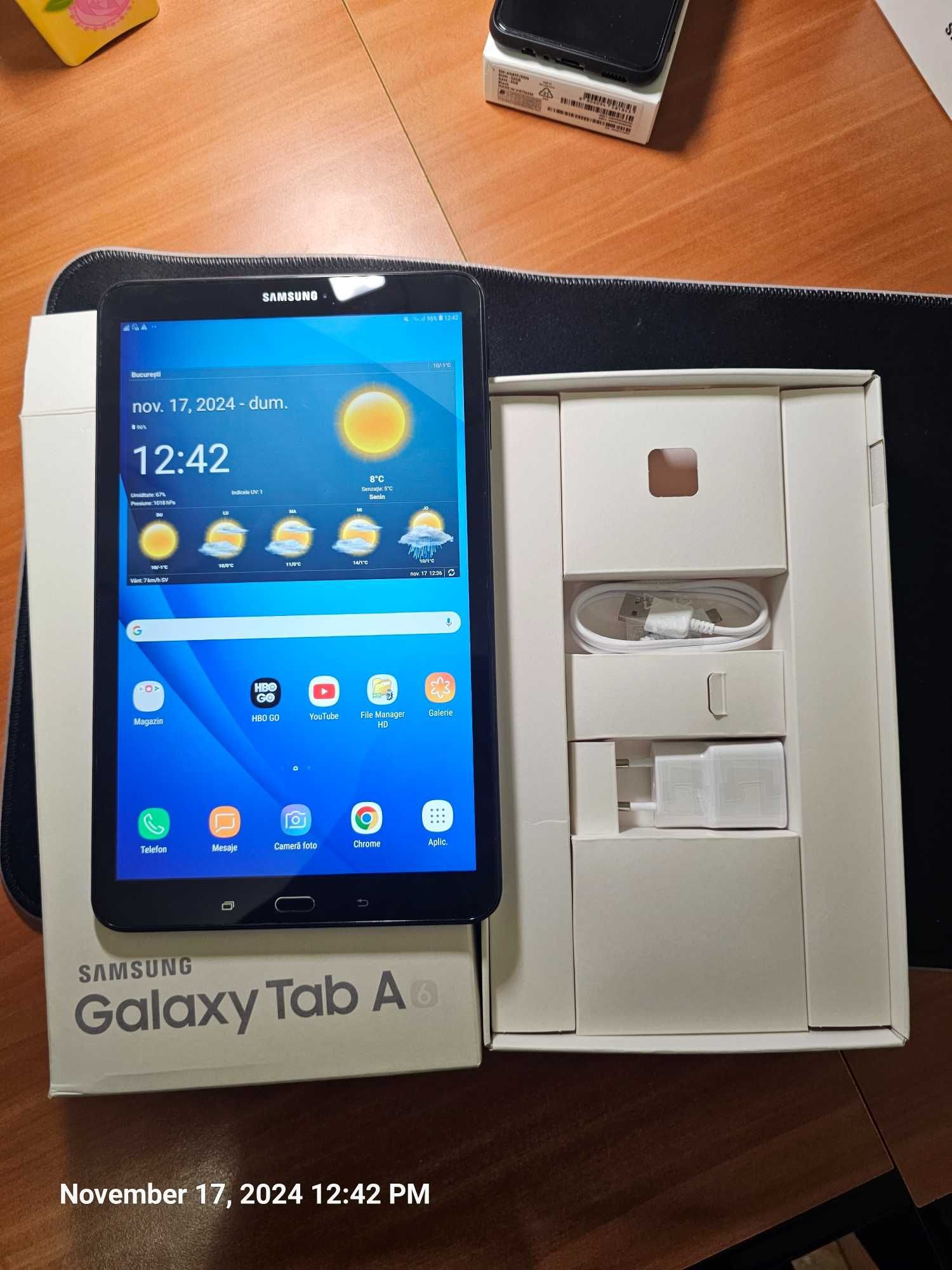 Tableta Samsung Tab A T585, 10.1", 2GB RAM, 32GB, 4G, Black