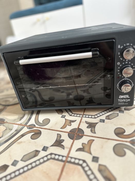 Настольная электропечь Akel черный