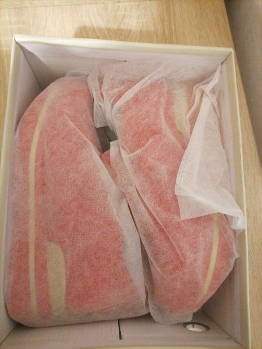 Pantofi dama sport eleganți de culoare roșie pe platforma