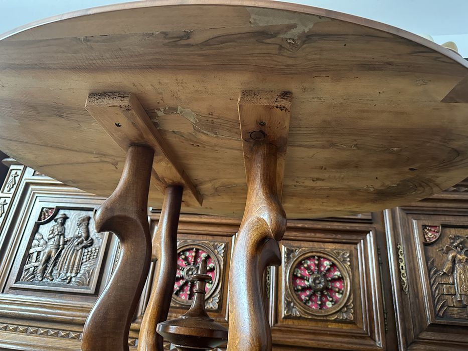 Masuta Biedermaier lemn de nuc!