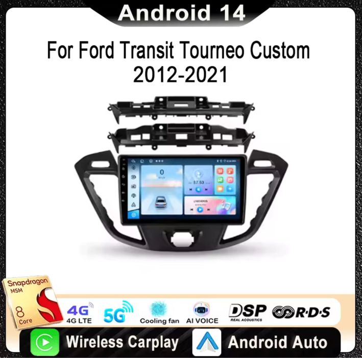 Ford Transit Tourneo Custom 12-21 andtoid