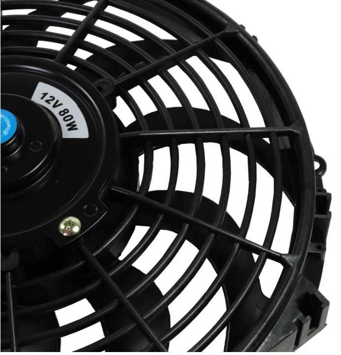 Универсален електрически вентилатор за радиатор (30см.), 12V, 80W