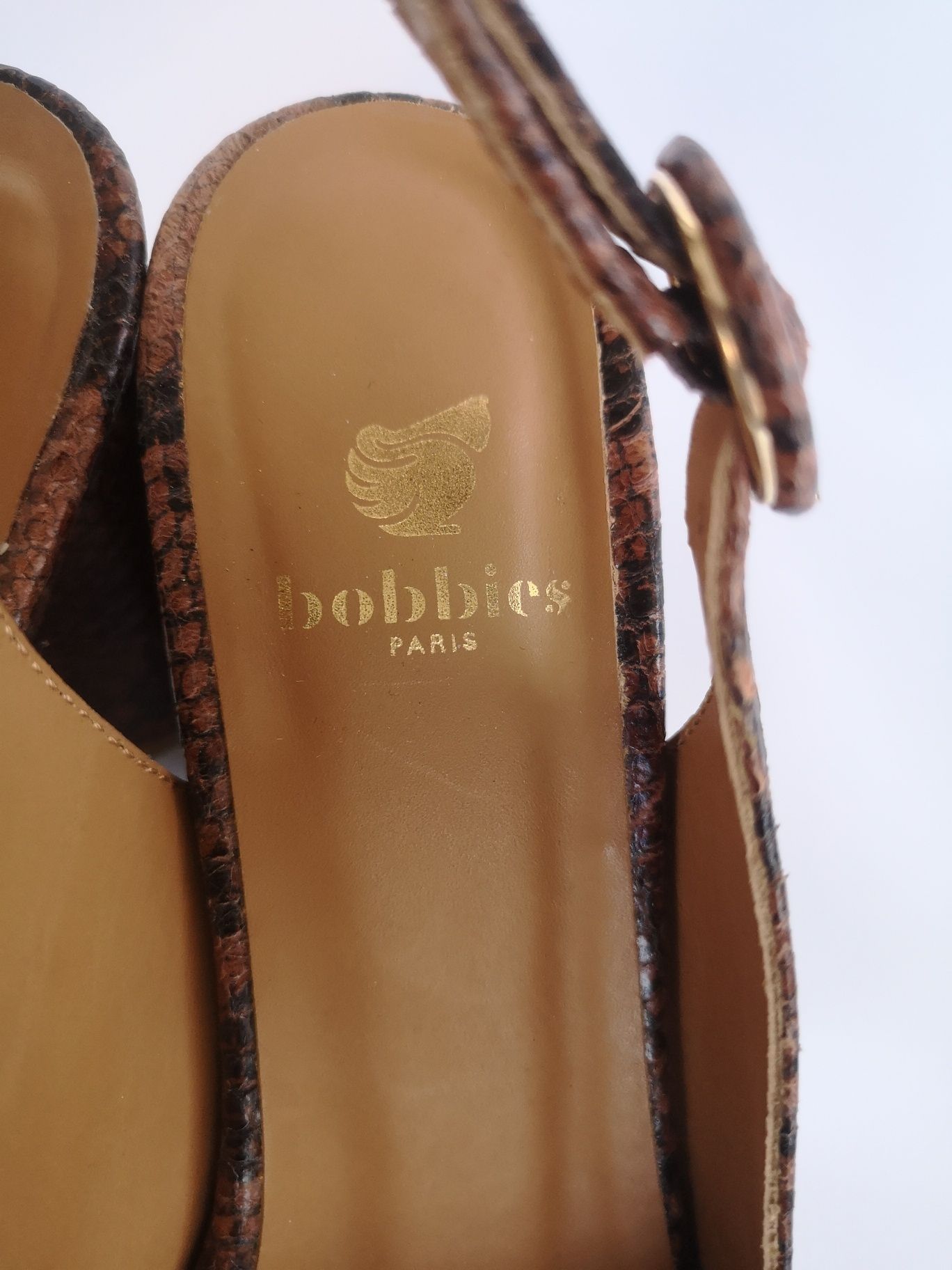 Bobbies обувки естествена кожа, номер 39