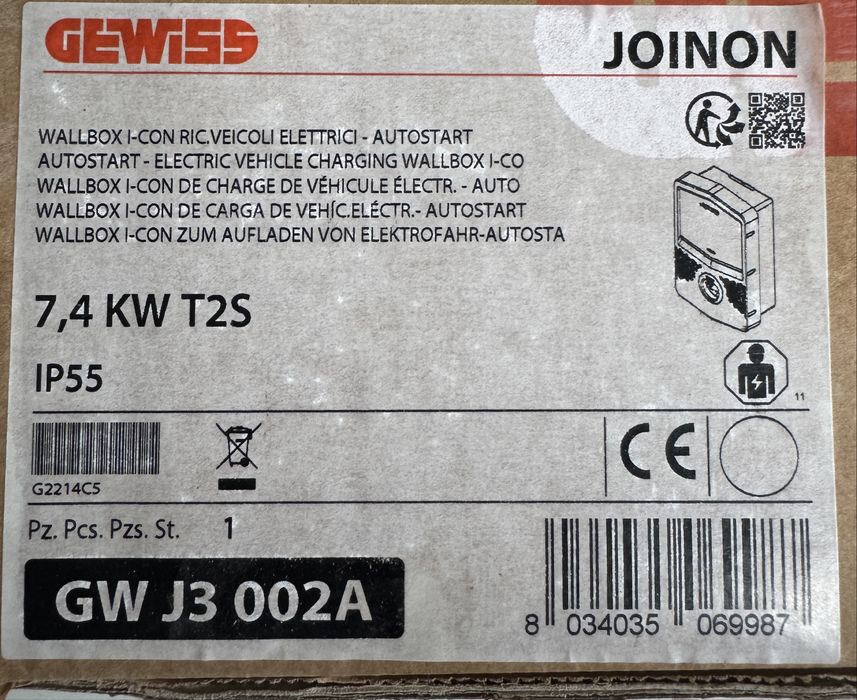 Statie de incarcat auto Gewiss Joinon