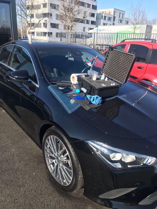 Reparații parbrize, fisuri și ciobituri! La domiciliu !60Lei.