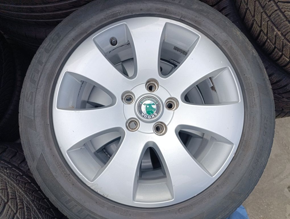 Jante originale Skoda Octavia Superb 16'', 5 x 112