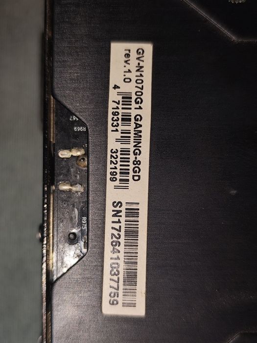 Gigabyte Nvidia gtx 1070 8gb