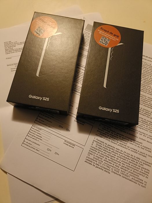 Samsung Galaxy S25 sigilat cu factura și garanție 2 ani