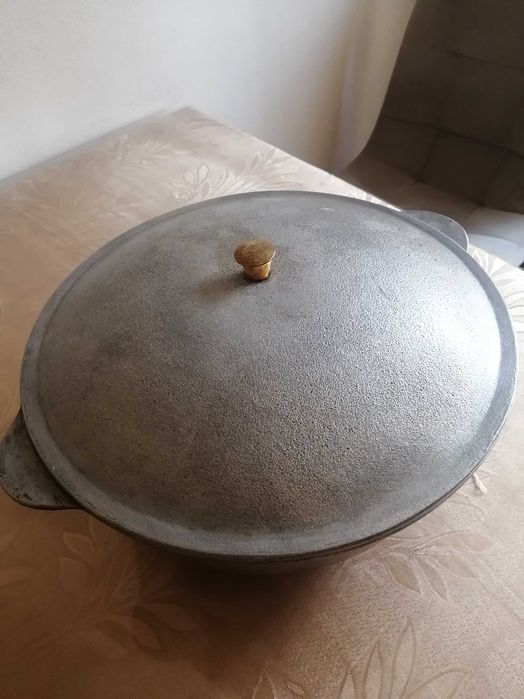 Казан котелок с крышкой