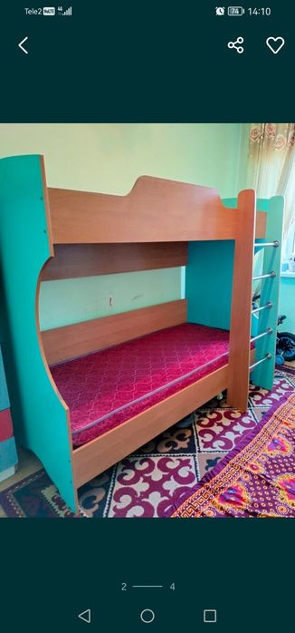 Подаётся деская кровать