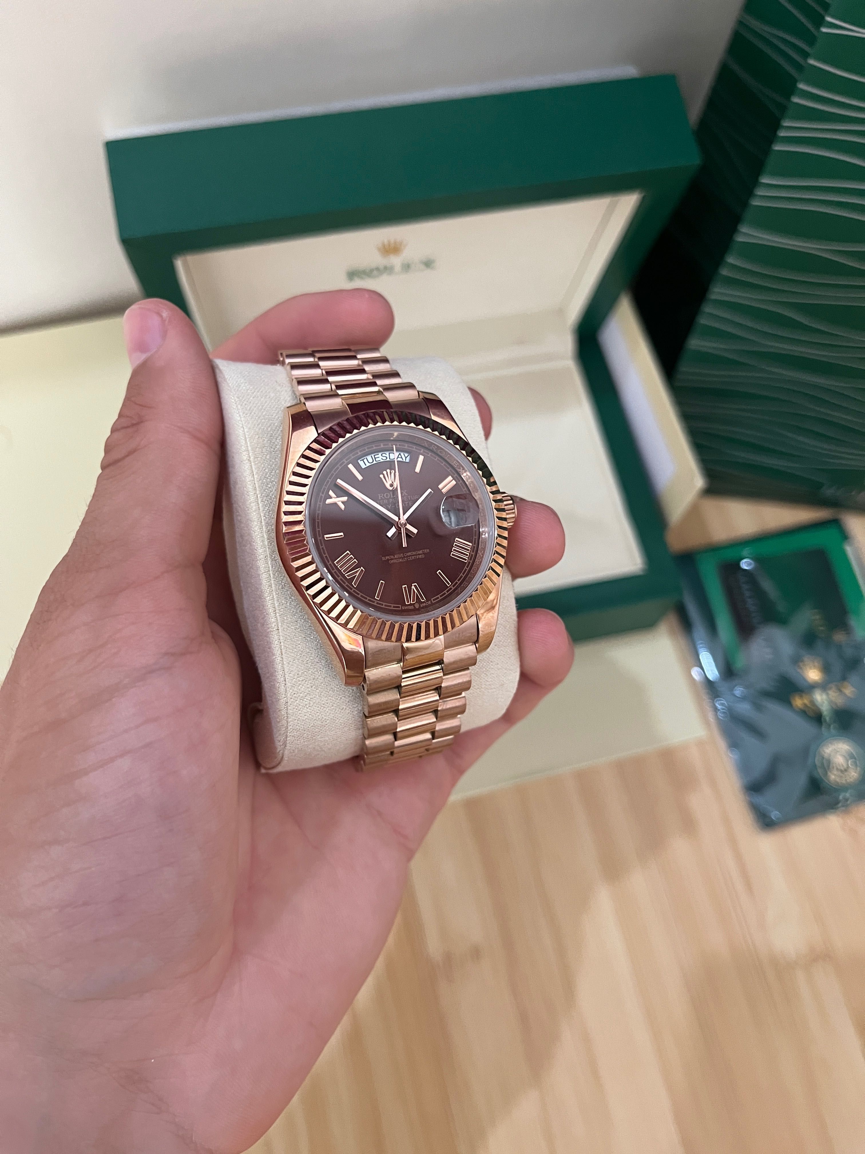 Rolex Day Date Choco