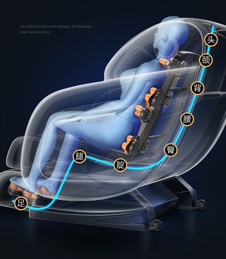 Многофункционален, професионален масажен стол с екран