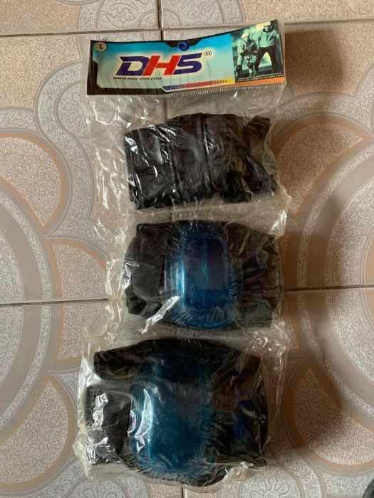 Set Casti si Protectii Ciclism DHS_Discount
